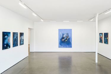 Exhibition view: Elizabeth Ibarra, Blue Hymn: Postlude, Simchowitz, West Hollywood (29 April–27 May). Courtesy Simchowitz, Los Angeles.