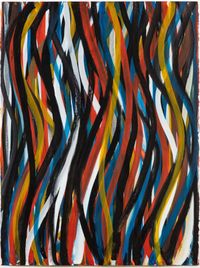 Vertical Brushstrokes by Sol LeWitt contemporary artwork painting, works on paper