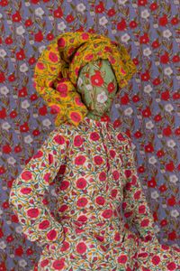 Drown in my Eyes of Poppy Fields by Alia Ali contemporary artwork print, textile