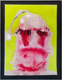 Do I Repulse You With My Queasy Smile by Hannah Ireland contemporary artwork painting, works on paper