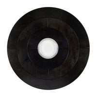 Black 60” Disc by Sam Gilliam contemporary artwork sculpture