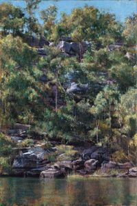 Hawkesbury 5 by A. J. Taylor contemporary artwork painting