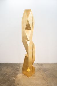 Column by Aldo Chaparro contemporary artwork works on paper, sculpture