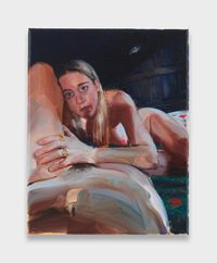 Honeymoon gaze by Jenna Gribbon contemporary artwork painting