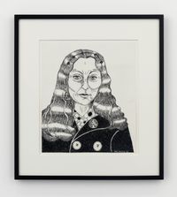Self-portrait by Aline Kominsky-Crumb contemporary artwork works on paper, drawing