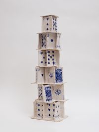 Tall House by Jesse Edwards contemporary artwork ceramics