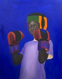 Boxer 1 by Solomon Adufah contemporary artwork painting