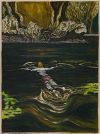 toward a shore by Billy Childish contemporary artwork painting