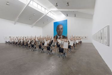Exhibition view: Wang Qingsong, On the Field of Hope, Tang Contemporary Art, Beijing (11 July–26 August 2020). Courtesy Tang Contemporary Art, Beijing. 