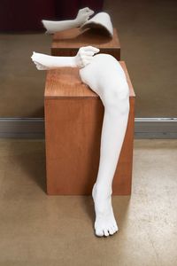 Five inches up from the knee and three inches.., by Jiyoung Yoon contemporary artwork sculpture