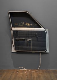 Drawing for Five Car Stud by Edward Kienholz contemporary artwork mixed media