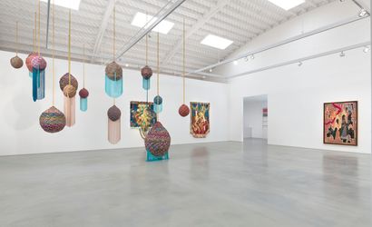 Exhibition view: Suchitra Mattai, In the absence of power. In the presence of love, Roberts Projects, Los Angeles (15 July–26 August 2023). Courtesy the artist.