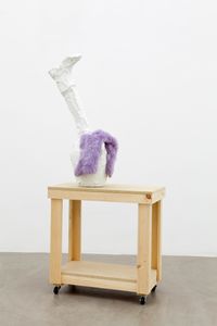 Leg Up by Rachel Harrison contemporary artwork sculpture, mixed media