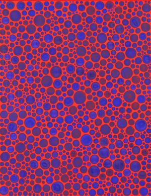 Dots-Obsession by Yayoi Kusama contemporary artwork painting
