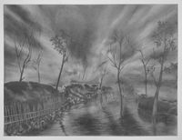 Untitled by Pranay Dutta contemporary artwork drawing