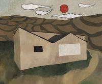 House by Yan Wenhui contemporary artwork painting, works on paper