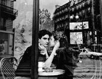 Odeon Cafe Couple, Paris by Frank Paulin contemporary artwork photography