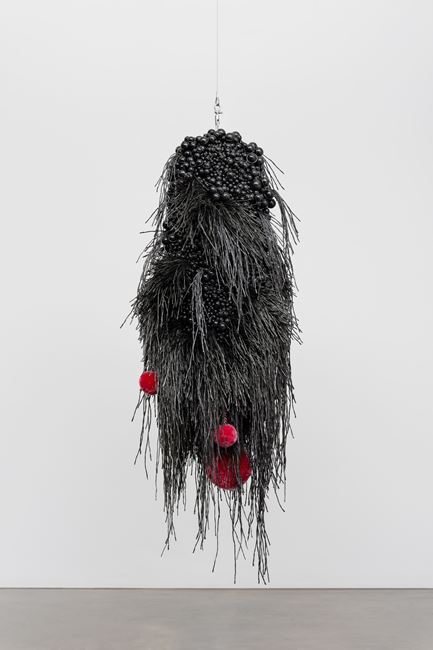 Sonic Obscuring Hairy Hug by Haegue Yang contemporary artwork