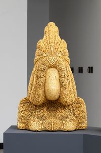 Crime of decoration, one with overdressing by Hu Yinping contemporary artwork sculpture