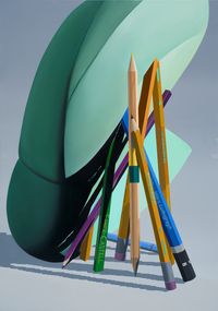 Pencil by Jiyon Hong contemporary artwork painting