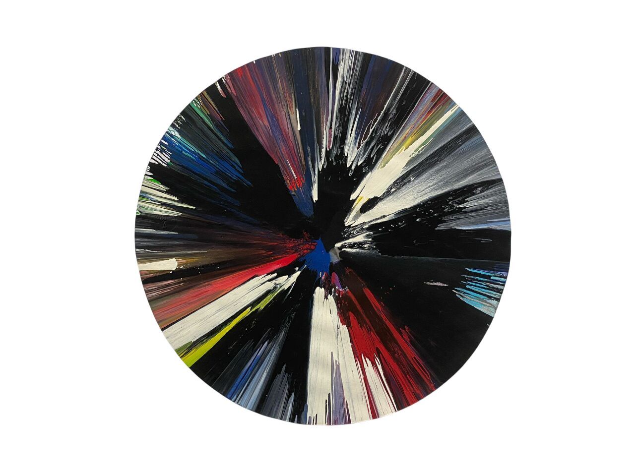 Untitled (spin), 2009 by Damien Hirst, Acrylic on die-cut