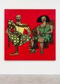 Leisure Couple in Yellow and Green by Tschabalala Self contemporary artwork 4