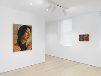 Exhibition view: Chloe Wise, Thank You For The Nice Fire, Almine Rech, New York (4 March—17 April 2021). Courtesy The Artist and Almine Rech. Photo: Dan Bradica.
