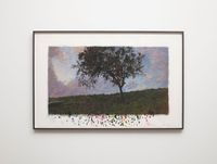 Backwards Growing Tree (Colour Sheet for Autumn Days) by David Claerbout contemporary artwork painting, works on paper, drawing