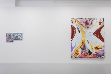 Exhibition view: Manuel Mathieu, Keeping Things Whole, Pilar Corrias, Eastcastle Street, London (28 April–28 May 2022). Courtesy Pilar Corrias.