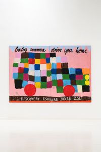Baby wanna drive you home by Gabrielle Graessle contemporary artwork painting, works on paper