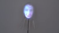To be determined by Tony Oursler contemporary artwork sculpture, moving image