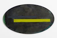 Ironbark (leaf) by Gretchen Albrecht contemporary artwork painting