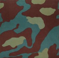 Mimetico (Camouflage) by Alighiero Boetti contemporary artwork textile