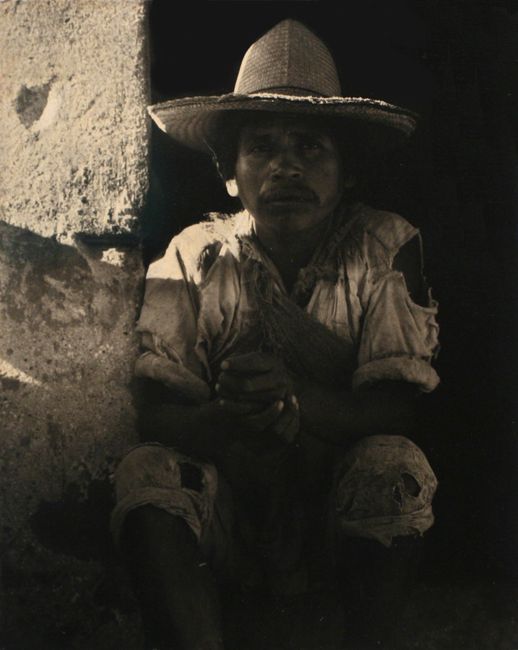 Man, Ixmaquiepan, Mexico by Paul Strand contemporary artwork