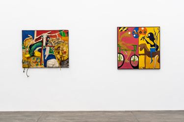 Exhibition view: Sérgio Sister, Images of a Pop Youth – Political Paintings and Prison Drawings, Galeria Nara Roesler, São Paulo (10 August–5 October 2019). Courtesy Galeria Nara Roesler.