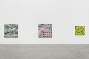 Exhibition view: Group Exhibition, Pink Noise, Almine Rech, Brussels (9 January–1 February 2020). © Courtesy the Artists and Almine Rech. Photo: Hugard & Vanoverschelde.