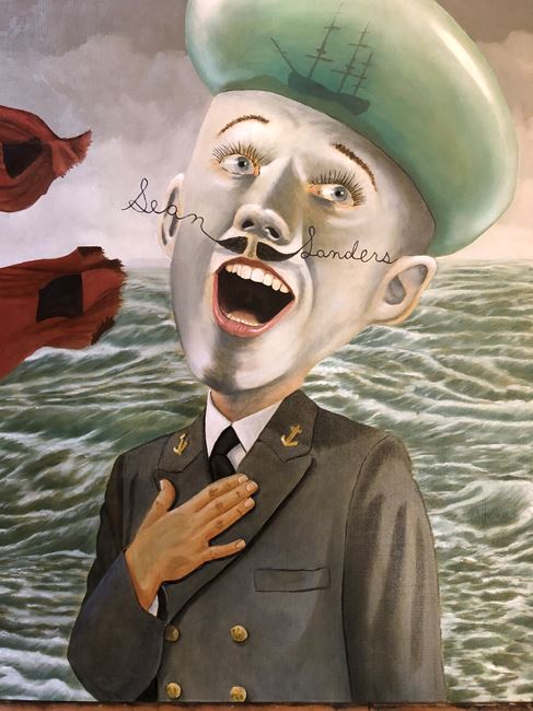 Hurricane Lover by Sean Landers contemporary artwork