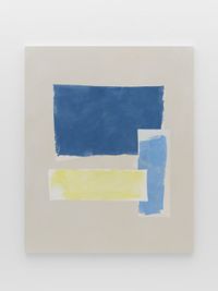 Dark, Blue, Light Blue and Lemon by Peter Joseph contemporary artwork painting, works on paper, sculpture