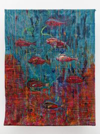 The Far Side of Apo Island by Pacita Abad contemporary artwork painting, mixed media, textile