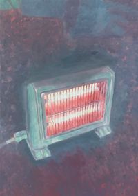 Dad's Heat by Luc Tuymans contemporary artwork painting, works on paper
