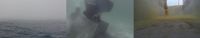 Azimuth (Atlantic Ocean 47.0000169, -50.00000611111111 | Philippine Sea 11.242521, 123.765379 | Mississippi River 30.056725, -90.846214) by Martha Atienza contemporary artwork moving image