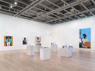 Exhibition view: Henry Taylor: B Side, Whitney Museum of American Art, New York (4 October 2023–28 January 2024). Courtesy Whitney Museum of American Art.