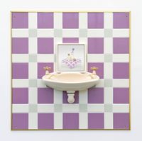 Perky Lavender by Emily Hartley-Skudder contemporary artwork mixed media