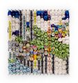 The curiously forested spaces of young hearts by Jacob Hashimoto contemporary artwork 1