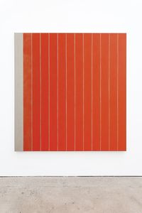 13 Stripes Red by Michael Wilkinson contemporary artwork painting