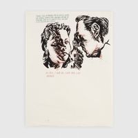 No Title (There still remained...) by Raymond Pettibon contemporary artwork painting, works on paper, drawing