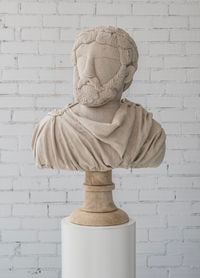 Hadrian Pillar by Sergio Roger contemporary artwork sculpture, textile