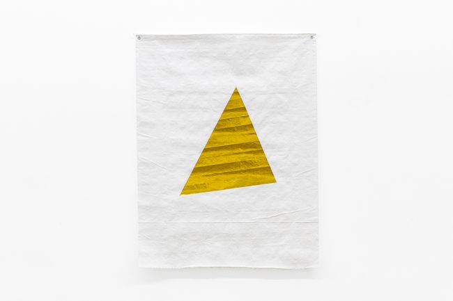 Experiência concreta # 7 (triângulo atlântico) by Jaime Lauriano contemporary artwork