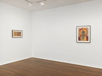 Exhibition view: Luchita Hurtado, Dark Years, Hauser & Wirth, 69th Street, New York (31 January–6 April 2019). Courtesy the artist and Hauser & Wirth.