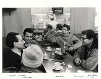 Larry Rivers, Jack Kerouac, Gregory Corso, David Amram, Allen Ginsberg by John Cohen contemporary artwork photography